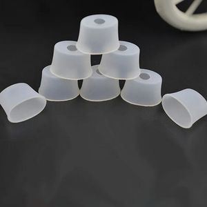 Silicone Mouthpiece Cover Silicon Drip Tip Clear Rubber Disposable Soft Test Tips Cap Tester Pod System Kit Case With Individually Package