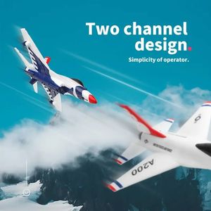 Två-kanals fjärrkontrollkämpe, fast vingskum Glider Toy Aircraft Model UAV