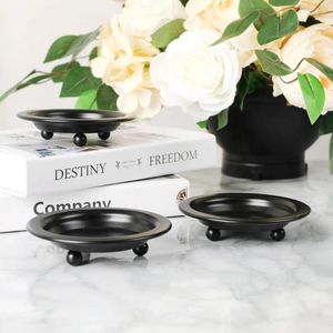 Candle Holders Metal Candlestick Dish Tray Scented Base Black Painted VintageMöbel & Wohnen, Dekoration, Kerzenständer & Kerzenhalter!