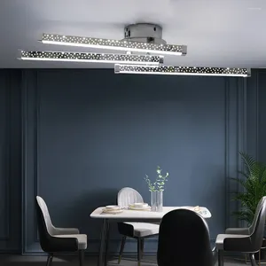 Lampy ścienne światło sufitowe 24 W 12w 18W Lampa LED AC85-265V Nowoczesny zakrzywiony design 2/3/4 światła do baru w restauracji salon do sypialni