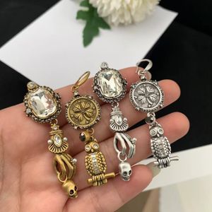 Europa e America Hotsale Donne Orecchini affascinanti Placcati in oro Bling CZ Orecchini di design Gioielli per ragazze Donne Festa Matrimonio Bel regalo