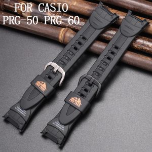 Pulseira de resina adequada para casio gshock prg 50 60, acessórios esportivos masculinos à prova d'água para relógio de substituição 240116