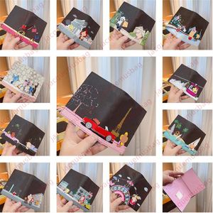 Designer Pocket wallet Card package women cardholder Paper money bill bag Hobo coin purse mens cards holder pouch bag ladies high quality wallets dhgate