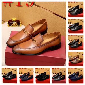 40 Style Wedding Buty Men Classic Italian Brand Bues Men Oxford Skórzanie Coiffeur Formalne buty mężczyzn Dress Chaussure Homme