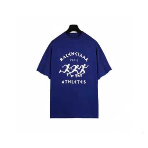 デザイナーメンズTシャツ正しいマッチングバージョンBホーム高品質ランニングマラソンプリント摩擦エッジ損傷した男女のための短袖Tシャツ短いt t t t t t t t t t t t t t t