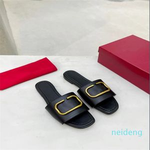 Tasarımcı -Sandal Plaj Slide Kadın Ters Timsah Deri Deri Flip Flops Seksi Bayanlar Turuncu Scuffs Ayakkabı