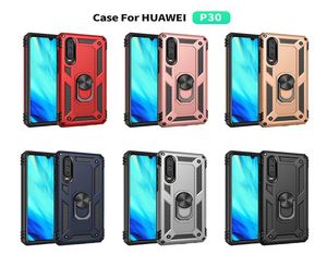 For Huawei P30 S8 9 10 S10 S10E Plus Military Drop Case Honor Ring Magnetic Cover For Phone Case1820796