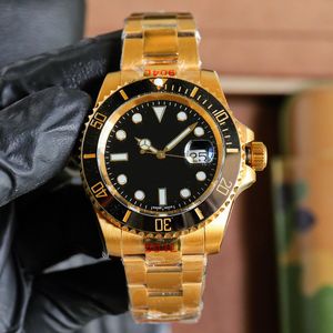 Mens Watches 40mm 날짜 자동 기계식 운동 유령 프리미엄 스테인리스 스틸 시계 바늘 생명 방수 패션 여성 손목 시계 선물 선물