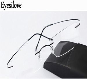 Ultralight Silhouette rimless optical frames women men eyewear frame pure titanium eyeglasses myopia frame hypoallergenic hingele6101708