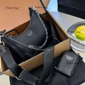 S designer bolsa re-edição feminina saffiano couro mini hobo ombro embreagem corpo cruz saco preto bolsas carteira affiano houlder