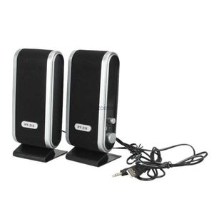 Bokhyllhögtalare 2 PCS USB Powered Peaker Mini Söt mobiltelefon Subwoofer utomhus bärbar ljud Kraftfull ljudlåda Hem Soundbar