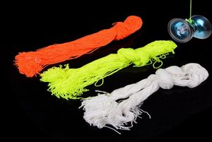 Mix Color Whole 100 Pcslot 100 Polyester Light Professional YoYo Ball Bearing String Trick YoYo Kids Magic Juggling Toy9085603