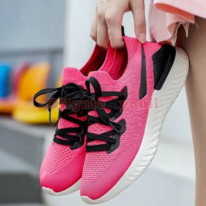 Rosa Sportschuhe stricken Outdoor-Turnschuhe Charmante Männer Frauen Fabrik Direktverkauf Sportschuh