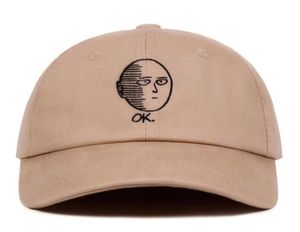 Boné de beisebol ONE PUNCHMAN Dad Hat 100 Algodão Saitama Anime fã bordado chapéus engraçados para mulheres Homens ok Man One Punch Man94042938362249