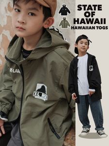 Old Kids cartoon letter printed jacket big boys hooded long sleeve baseball uniform 2024 spring children all-matching casual outwear Z6780