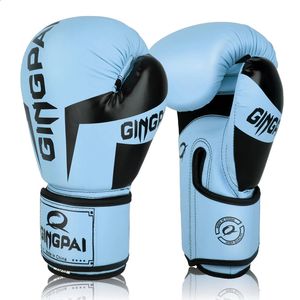 Kick boxningshandskar för vuxna män kvinnor pu karate muay thai guantes de boxeo fri kamp mma sanda utbildning vuxna barn utrustning 240117