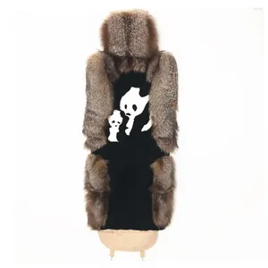 Bilstol täcker Autumn Winter Warm Chinese Panda Style Leather General Real Rex Cover Storlek 130 x 54 cm svart