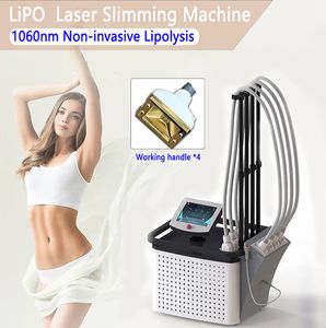 Bärbar 1060Nm Laser Beauty Machine Fat Burning Contouring Body Hud Drawing Body Fat Cellulite Reduction Device