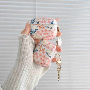 Cell Phone Cases Korea Cute Pink Flower Clear Headphone Cover For Airpods 3 2 1 Lovely Earphone Case For Airpods Pro 2 Wireless Charging Box YQ240117