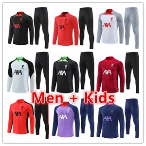 2023 2024 Erkekler Futbol Dergisi 22 23 24 Şortlu Kollar Futbol Jersey Kids Futbol Terozi Eğitim Takım Takıntıları Survettement Ayak Chandal Jogging Kitleri Setleri