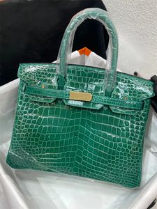 Shoulder Bags pochette bag white bag book bag beach tote designer bag Package Fashion Line Crocodile Leather Luxury Classic Large Capacity Customization 10A