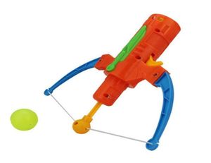 Arrow Table Tennis Gun Bow Archery Plastic Ball Flying Disk Shooting Toy Outdoor Sports Children Gift Slings6601576