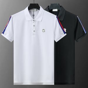 2024 Erkek Stilist Polo Gömlek Lüks Marka Mens Tasarımcı Polo T Shirt Yaz Moda Nefes Alabilir Kısa Kollu Yakası Günlük Top Asya Boyut M-3XL