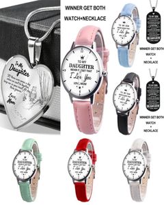 To My Son Daughter Never Forget Love Dad Mom Engraved Watch Kids Children Anniversary Birthday father039s mother039s day gif5666259