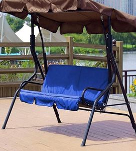 Gölge 40 3 Seater Dış Mekana Geçirmez Salıncak Kapak Sandalye Tezgah Yedek Patio Bahçe Kasası Yastık Backrest Dust4469643