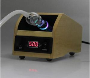 Aromaterapia Vaporizzatore digitale alle erbe Vape a base di erbe con frusta Smerigliatrice per fumatori Cera vaporizzatore per erbe secche2366136