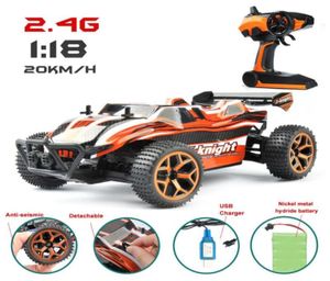 118 Scale RC Car 4CH OffRoad Vehicles Model Toy 20kmh High Speed Dirt Bike Electric Remote Control Car for Kids Toys Big 2074947