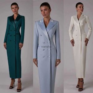 Men's Suits Blazers Spring Summer Double Breasted Women Long Jacket Suits Candy Color Ladies Prom Evening Guest Formal Wear Custom Made Dress Blazer