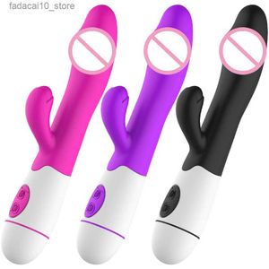 Outros itens de beleza para saúde G Spot Vibradores duplos realistas para mulheres Clitóris Vagina Sexy para adultos 18 XXX Loja de produtos íntimos Q240117