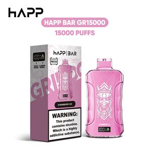 Vape Shisha Hookah 15000 Puffs 15K使い捨ての蒸気650mah充電式バッテリーPREFILLED POD 12 FLAVORS Eタバコドイツ倉庫