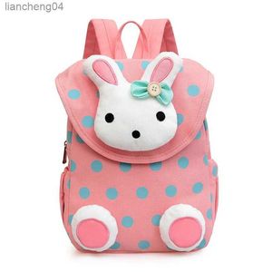 Rucksäcke Neue 2023 Kleinkind Rucksack für Mädchen Kinder Rucksäcke für Kindergarten Niedlichen Cartoon Kaninchen Schultasche für Kleine Kinder