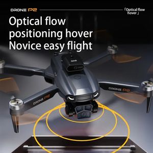 EC808 Black Brushless Motor Drone Aerial Photography High-Definition kan kontrolleras på distans för att justera tre kameror med fyra axlarnas fjärrkontrollflygplan