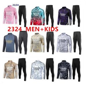 24 25 Real Madrids Tracksuits Train 2023 24 Vini JR Bellingham Camavinga Men and Kids Kit Chandal Survlement Training Suit Succet Sport