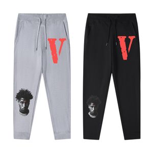 2024 Men's Pants Vlones Fujiwara Hiroshi Co-branded Lightning Sweatpants FRIENDS Terry Casual Pants Spring/Summer Elastic Trousers for Men and Women