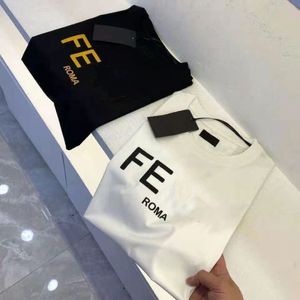 ファッションデザイナーメンズTシャツ高品質の最新女性レタープリントTシャツ半袖丸ネックコットンティーポロサイズS-5XL