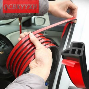 Car Door Rubber Seal Strips Auto Double Layer Sealing Stickers For Door Trunk Sound Insulation Weatherstrip Interior Accessories7444539