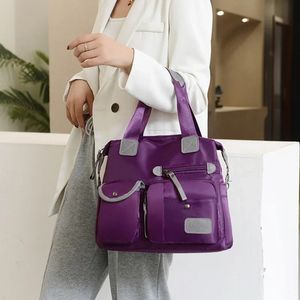 Nylon Women Shoulder Bag Fashion Handbags Waterproof Messenger Large Capacity Multifunctional Tote Travel 240117