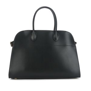 Läder kvinnors svart vintage messenger vit designer The Row Clemence hink handväska stor kapacitet s handväskor 10a ny 2024 tote väska