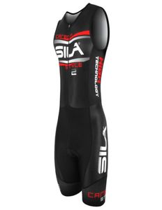 Set da corsa Triathlon 2021 Sila Suit Men039s Maglia da ciclismo senza maniche Tuta Tuta Maillot Roupa De Ciclismo Spugna Pantaloni3969123