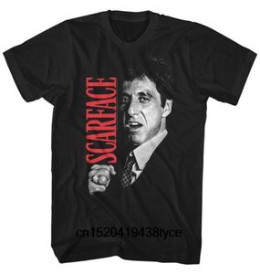 Moda adam scarface film al pacino tony close pamuk tişört erkek serin tops6042655