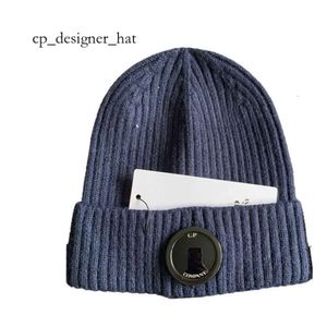 Designer Two Lens Glasses Goggles Beanies Men Cp Knitted Hats Skull Caps Outdoor Women Inevitable Winter Beanie Black Grey Bonnet 2677