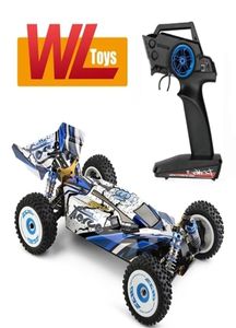 WLTOYS 124017124016 V2ブラシレスモーターRTR 112 24G 4WD 75KMH RC CAR BEHICHERS METAL CHASSIS OFF ROAD MANICHE MODEL 2202184828444