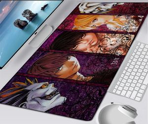 Ölüm Not Mats Kira Gaming Mouse Pad Halı Büyük Klavye Mousepad Anime Defter Gamer Aksesuarları Padmouse Mat Dizüstü MAT2839661