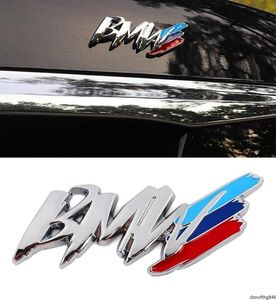 For BMW m3 m5 1 3 4 5 series x1 x3 x5 M car Styling China net modified fender side logo car sticker decoration accessories4807484