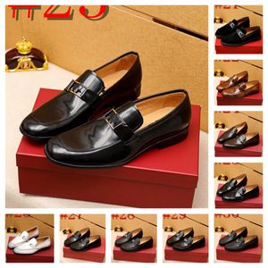 40 Style Plus Size 39-45 Buty ślubne Skórzanie mikrofibry dla mężczyzny sukienki buty Męskie Flats Oxford Formalne buty biznesowe