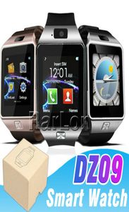 DZ09 Bluetooth Smart Watch Android Smartwatch för Samsung Smart Phone med kamera Dial Call Svar Passometer9892319